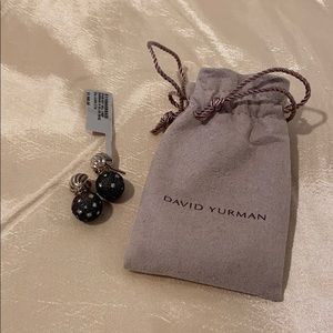 David Yurman diamond earrings, NEW with tags